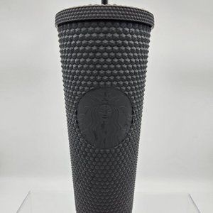 Starbucks Fall 2021 Studded Tumbler Cold Cup Matte Black 24oz Authentic NEW